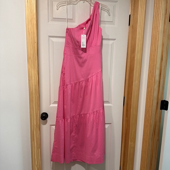 NWT Lilly Pulitzer Lucilyn One Shoulder  Size 10 - Picture 7 of 10